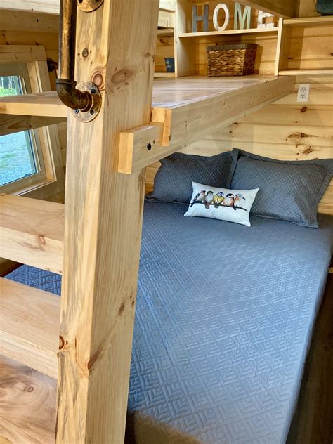 sunflower tiny house|violet tiny house living room.